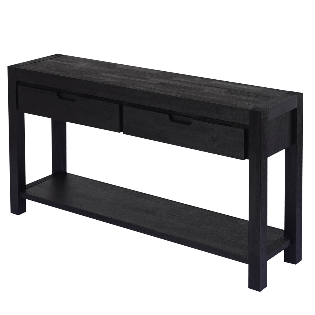 U_STYLE Console Table Entryway Table for Hallway Living Room with 2 Drawers and 1 Shelf